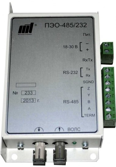 Преобразователь интерфейсов МЕХАНОТРОНИКА ПЭО-485/232 Устройства катодной защиты